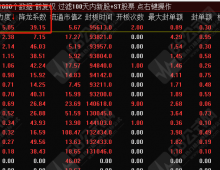 "降龙竞价1进2"排序指标 目前胜率最高的竞价1进2，信号全天不变，历史竞价数据可回测