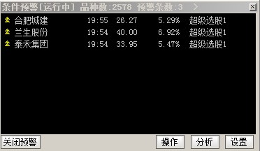 【奔跑吧兄弟】【1天10%】超级选股 预警无加密指标