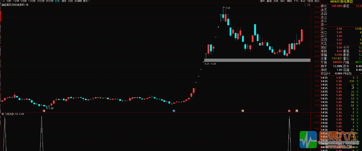 飞龙无敌波段副图选股指标 通达信 源码 贴图